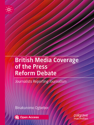cover image of British Media Coverage of the Press Reform Debate